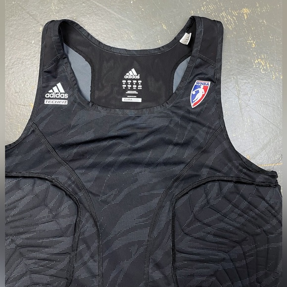 Adidas WNBA Basketball Compression Tank Top Training XL with Rib Pads - Picture 3 of 7